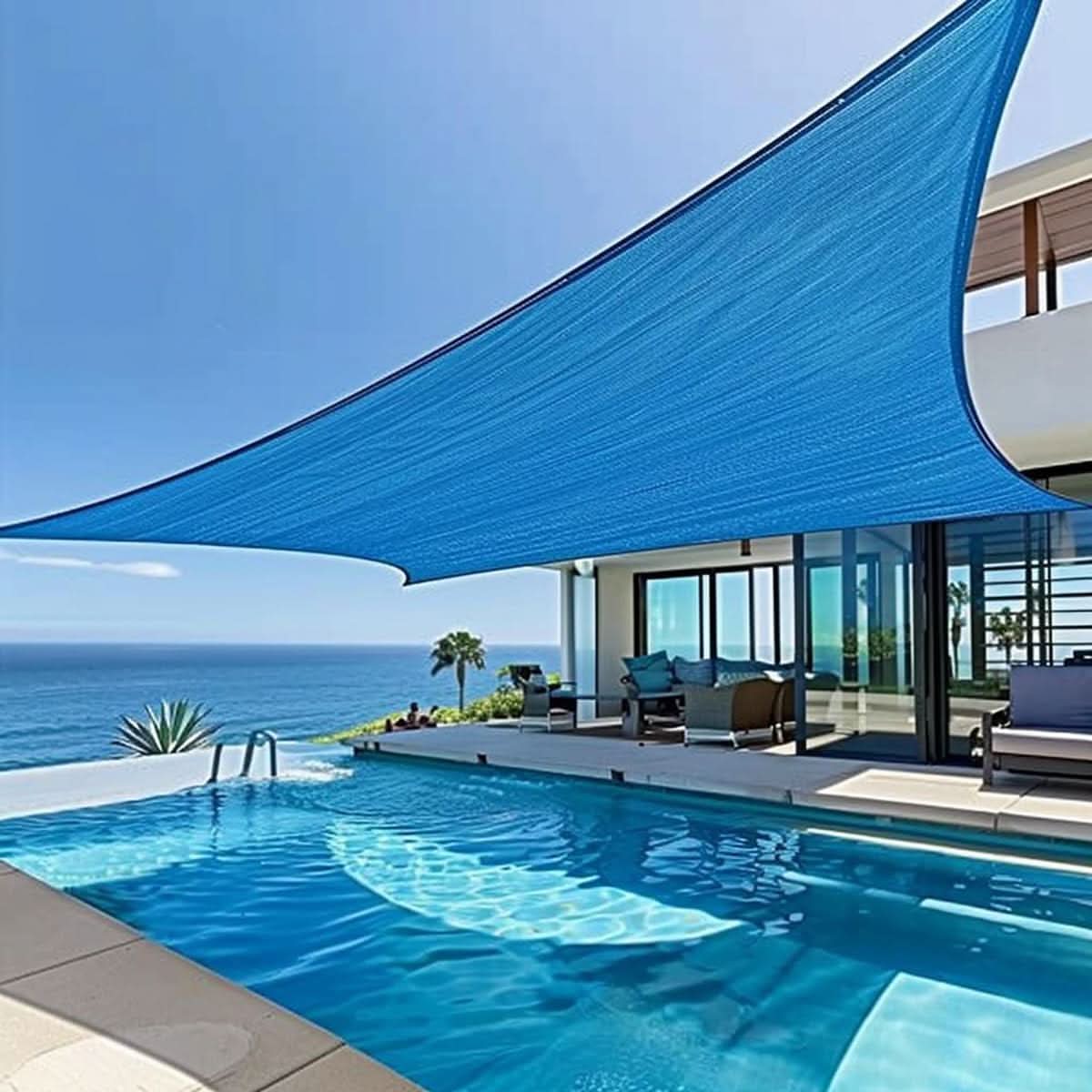 3x4 Meter Rectangular Awning — UV Protection Sunshade