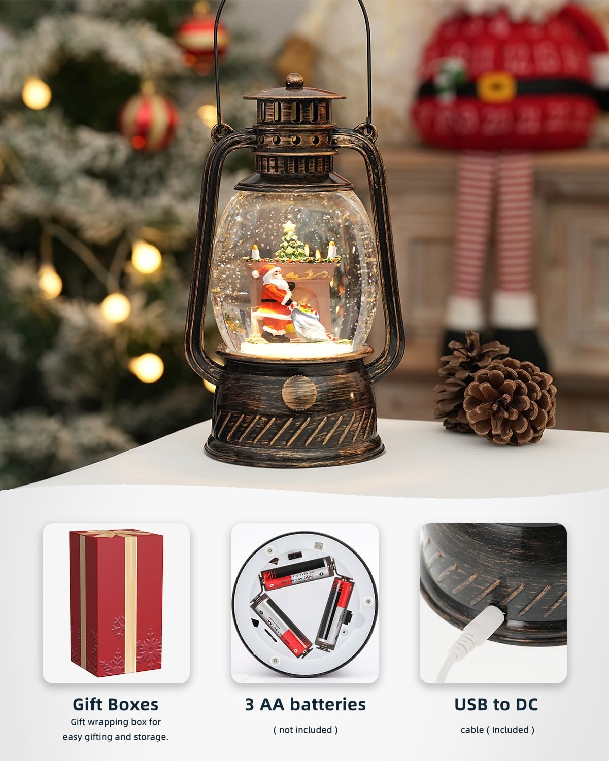 Pumpkin Autumn Decorative Lamp — Warm LED Light, 6-Hour Timer