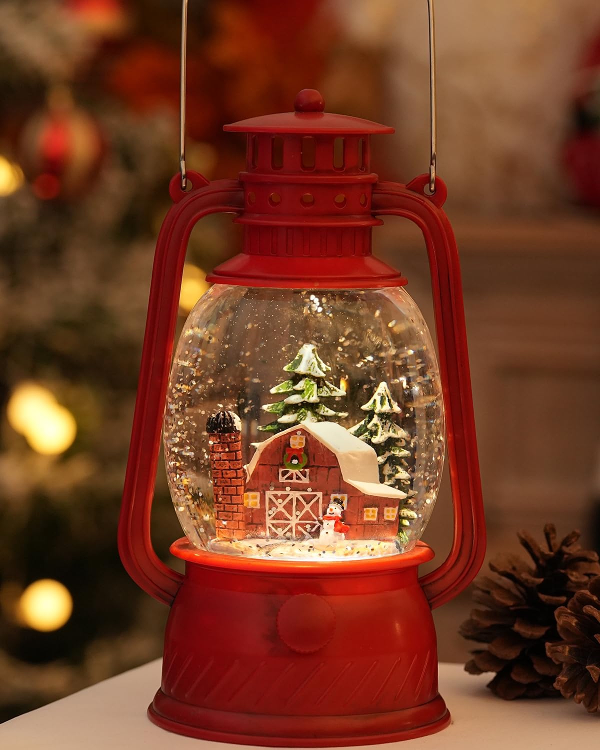 Pumpkin Autumn Decorative Lamp — Warm LED Light, 6-Hour Timer
