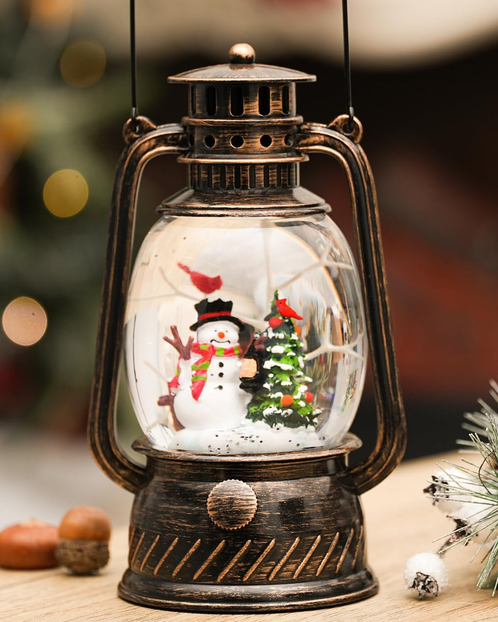 Pumpkin Autumn Decorative Lamp — Warm LED Light, 6-Hour Timer
