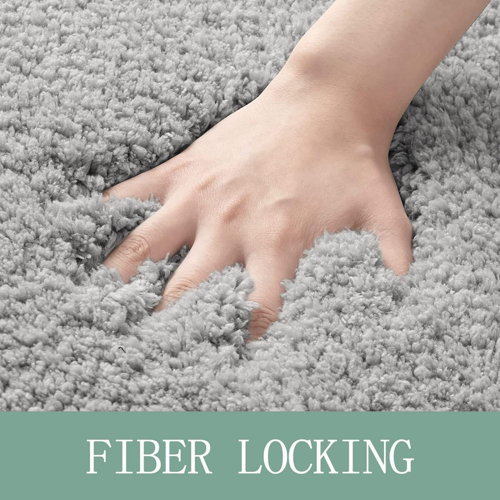 High-Density Microfiber Bath Mat — Soft, Absorbent, Non-Slip