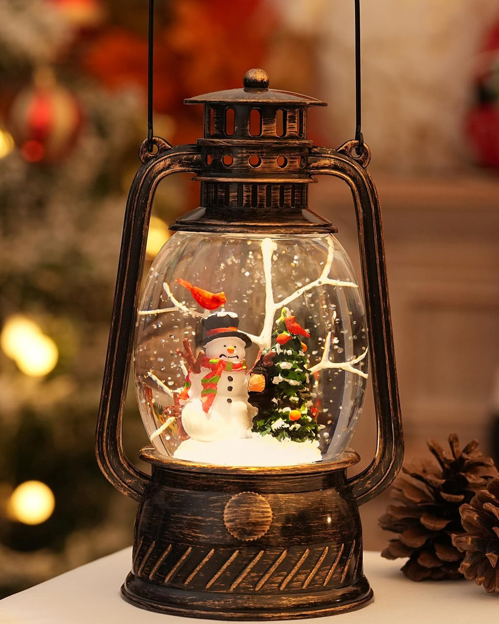 Pumpkin Autumn Decorative Lamp — Warm LED Light, 6-Hour Timer