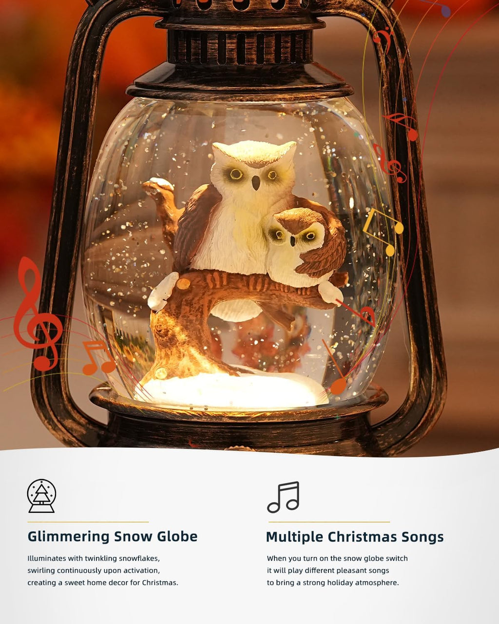 Pumpkin Autumn Decorative Lamp — Warm LED Light, 6-Hour Timer