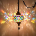 Elara Mosaic Glass Pendant Lamp Handmade Deco Ceiling Light