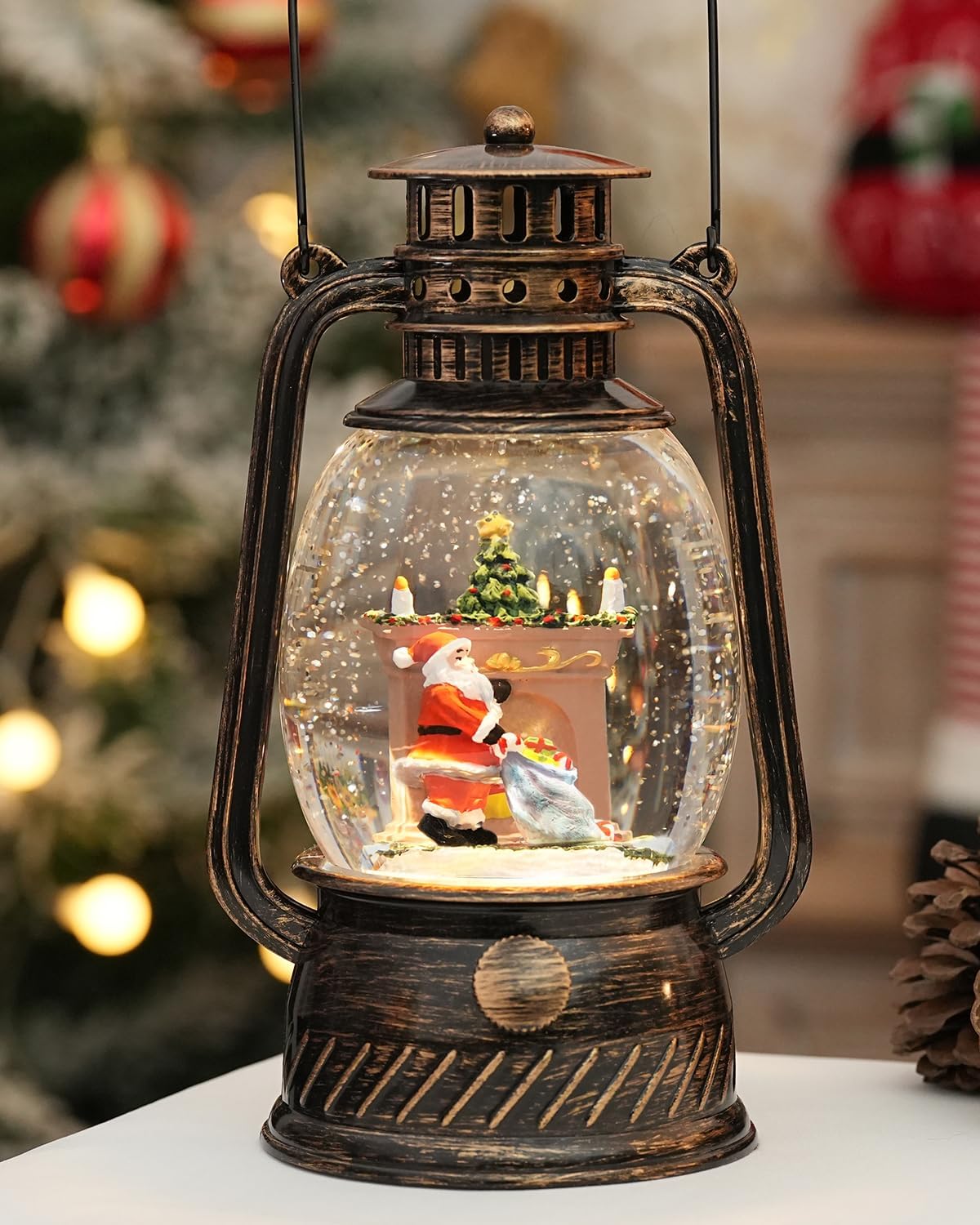 Pumpkin Autumn Decorative Lamp — Warm LED Light, 6-Hour Timer