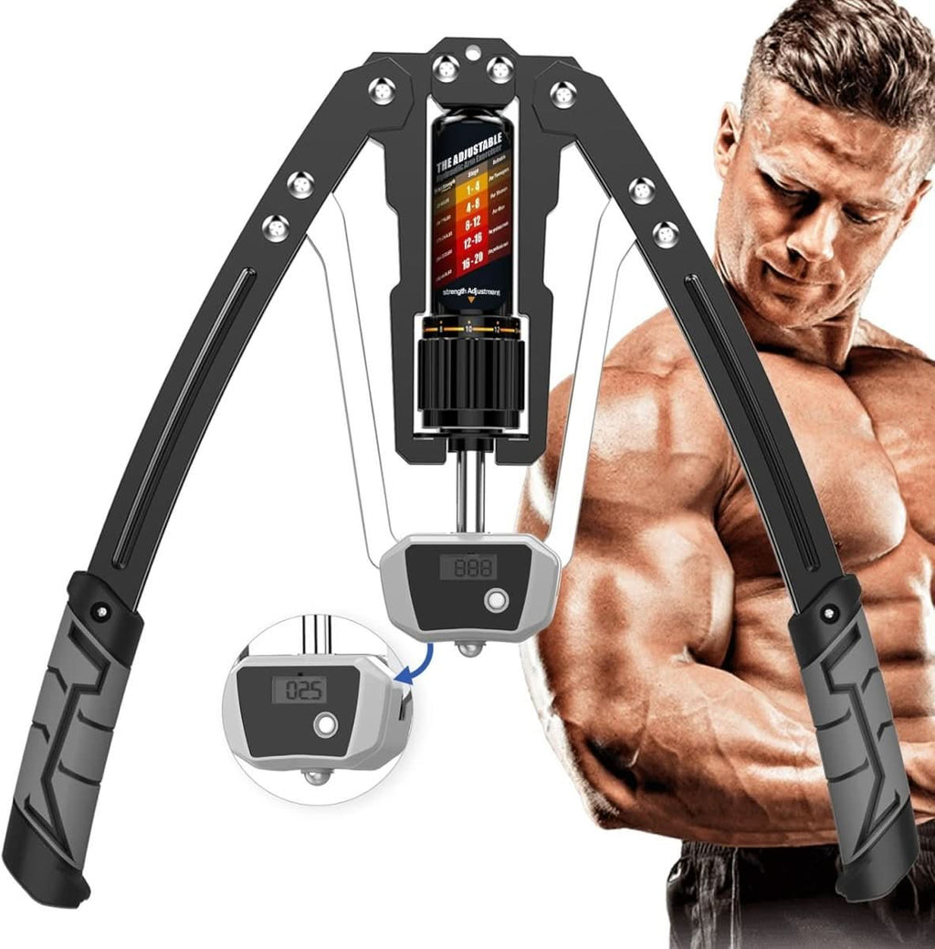 HydraMove Adjustable Hydraulic Arm Trainer — Built-In Fluid Cylinder, Progressive Resistance