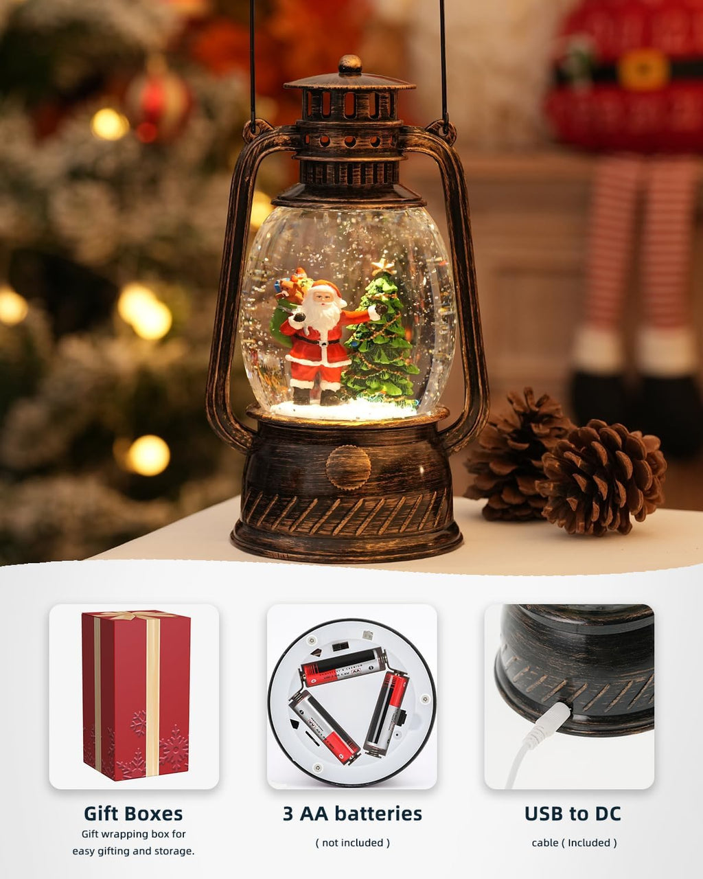 Pumpkin Autumn Decorative Lamp — Warm LED Light, 6-Hour Timer