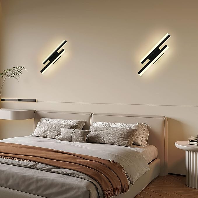 Stripe Pattern LED Wall Lamp for Hallways and Living Areas
