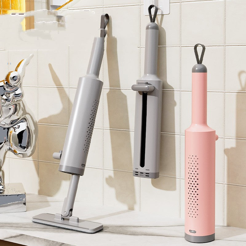 Compact Self-Cleaning Mop with Quick-Dry Slider System