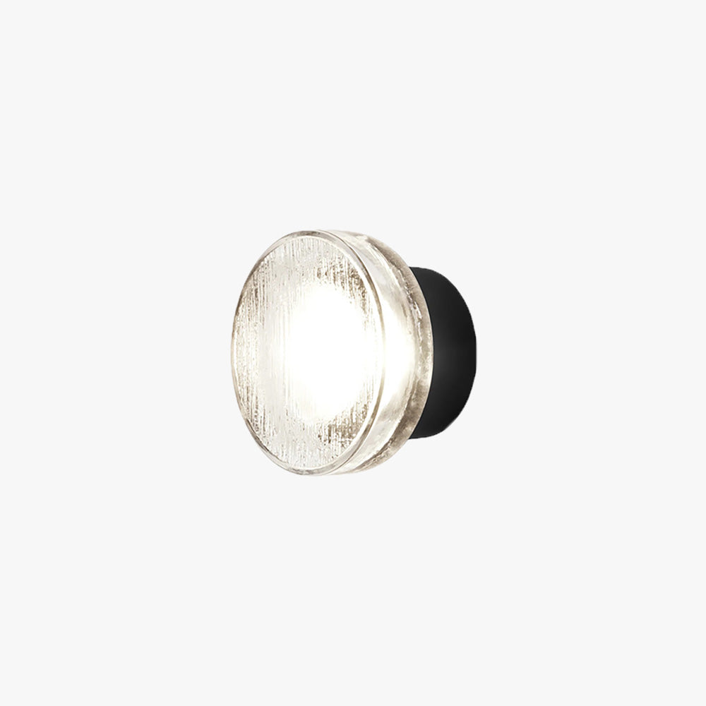 Ray Modern Mini Bubble Metal/Glass Outdoor Wall Lamp, Transparent - Neutralighting
