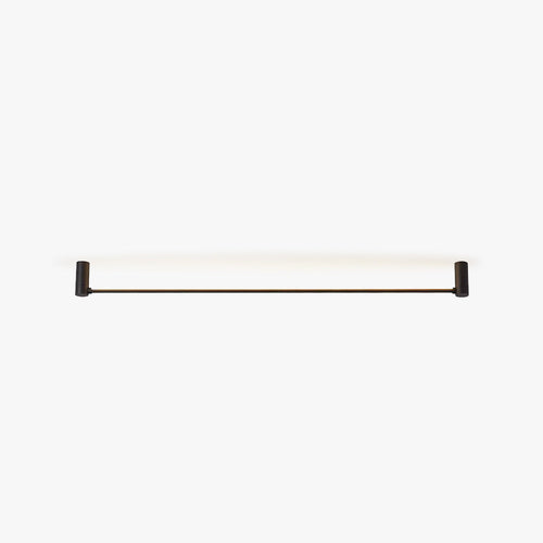 Arisha Minimalist Linear Flush Mount Ceiling Light, Black, Hallway - Neutralighting