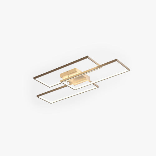 Arisha Rectangular Flush Mount Ceiling Light, 2 Colour - Neutralighting