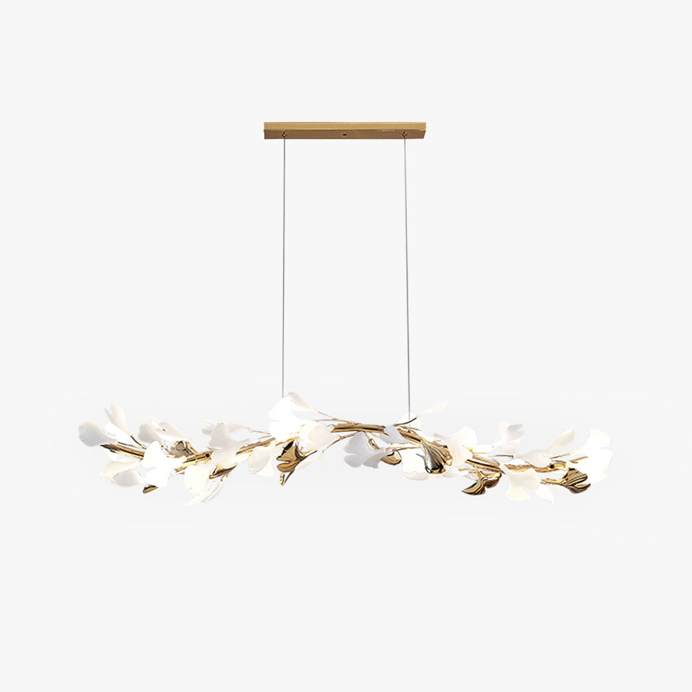 Olivia Modern Art Deco Metal & Ceramic Chandelier, Gold - Neutralighting