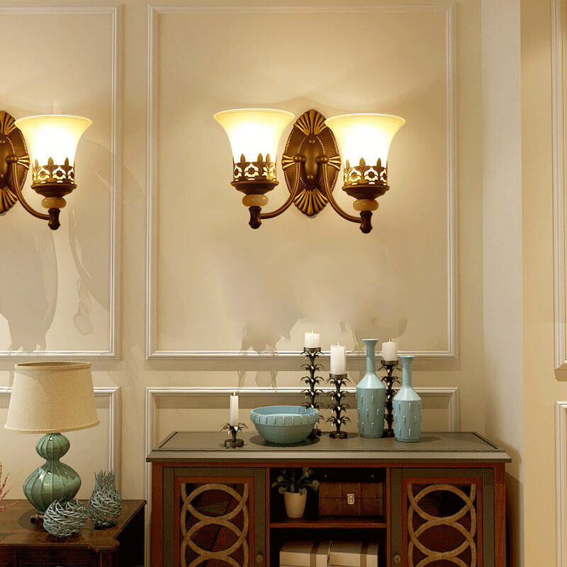 Auro Vintage Dual Lamp Fixture For Hallway And Living Room