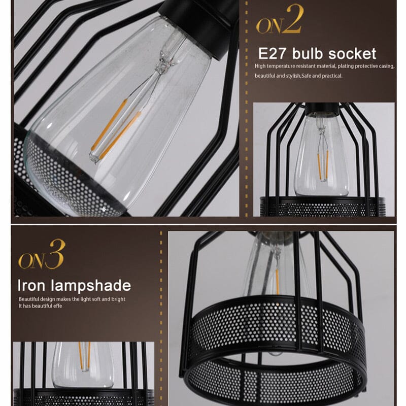 LumaNest Retro Bar Pendant Chandelier Handcrafted Fixture