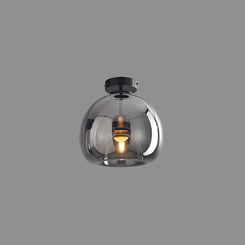 Rhea Glass Semi-Flush Mount Ceiling Light/Pendant Light | ventumra