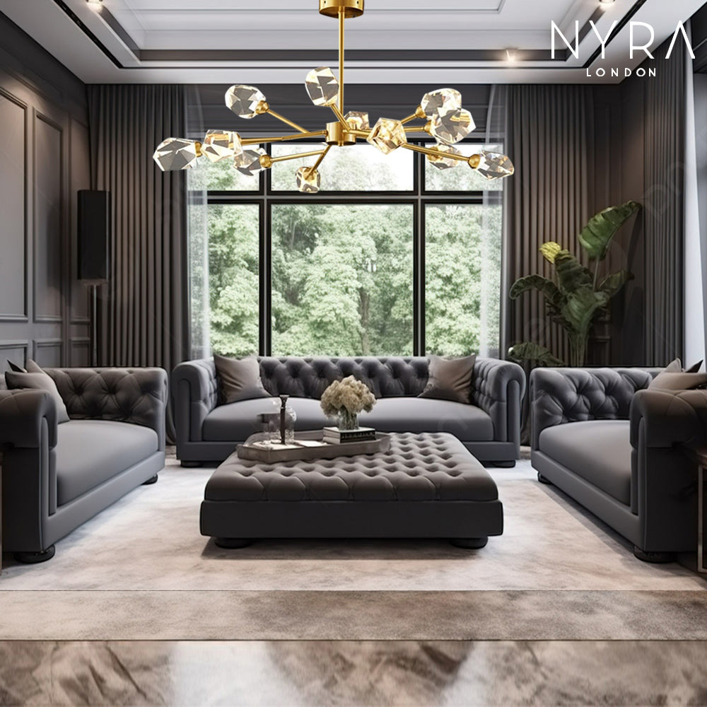 Lumora Crystal Pendant Light in Modern Elegance Collection