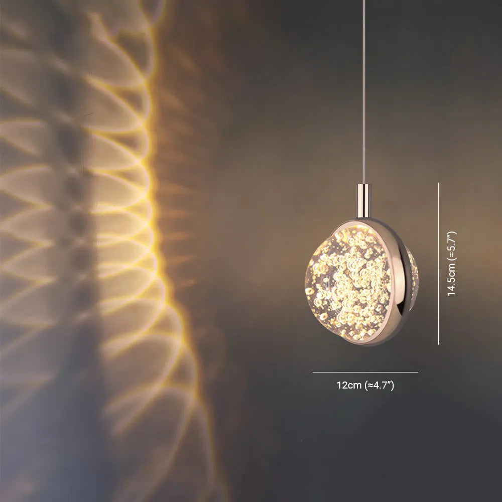 Kristy Morden Spherical Metal Pendant Light, Gold | ventumra