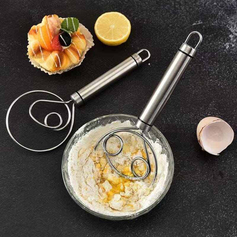 MixMaster Pro Compact Stainless Steel Dough Mixer, Lightweight