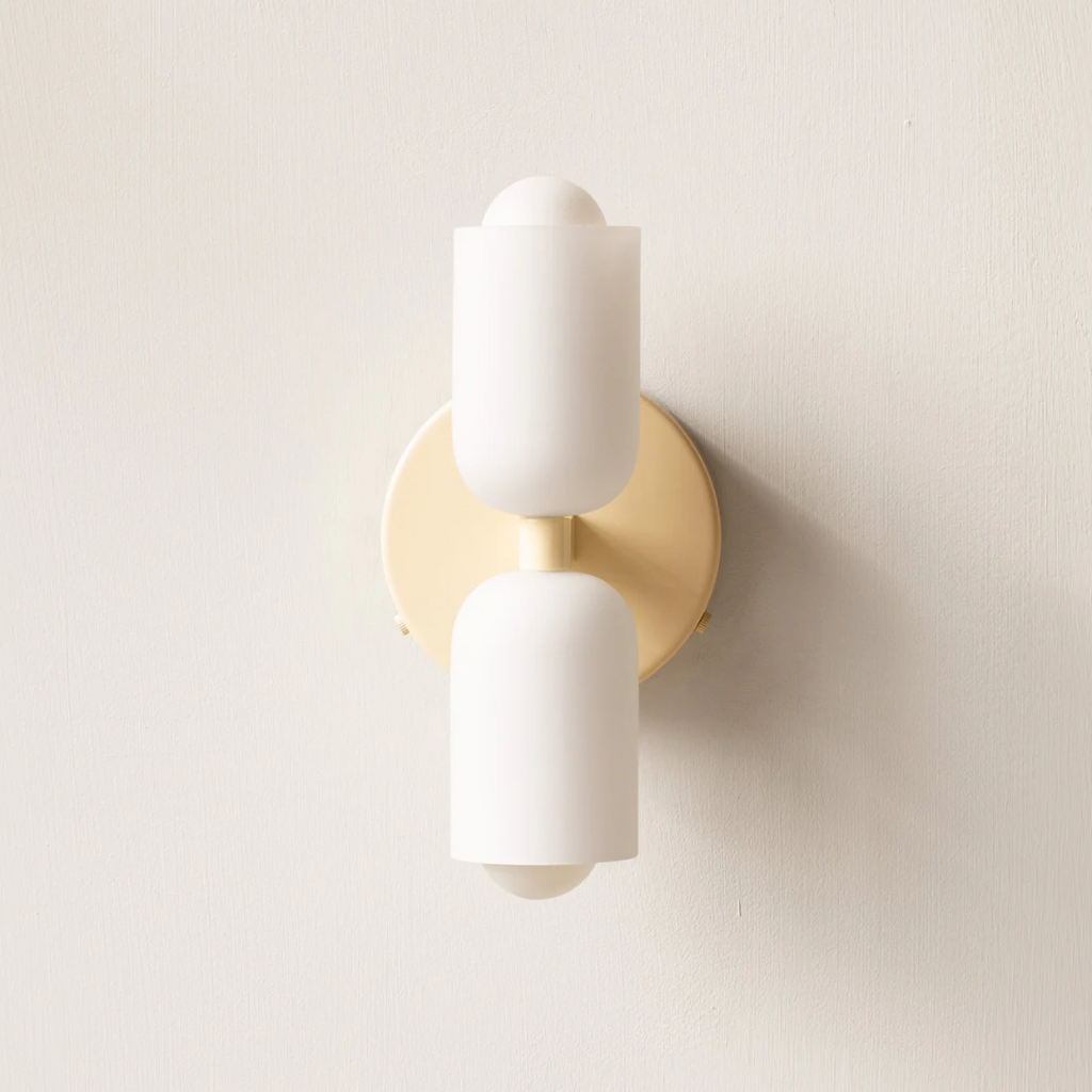LumaBeam Duo Wall Lamp  Dual Head Ambient Sconce For Living Rooms