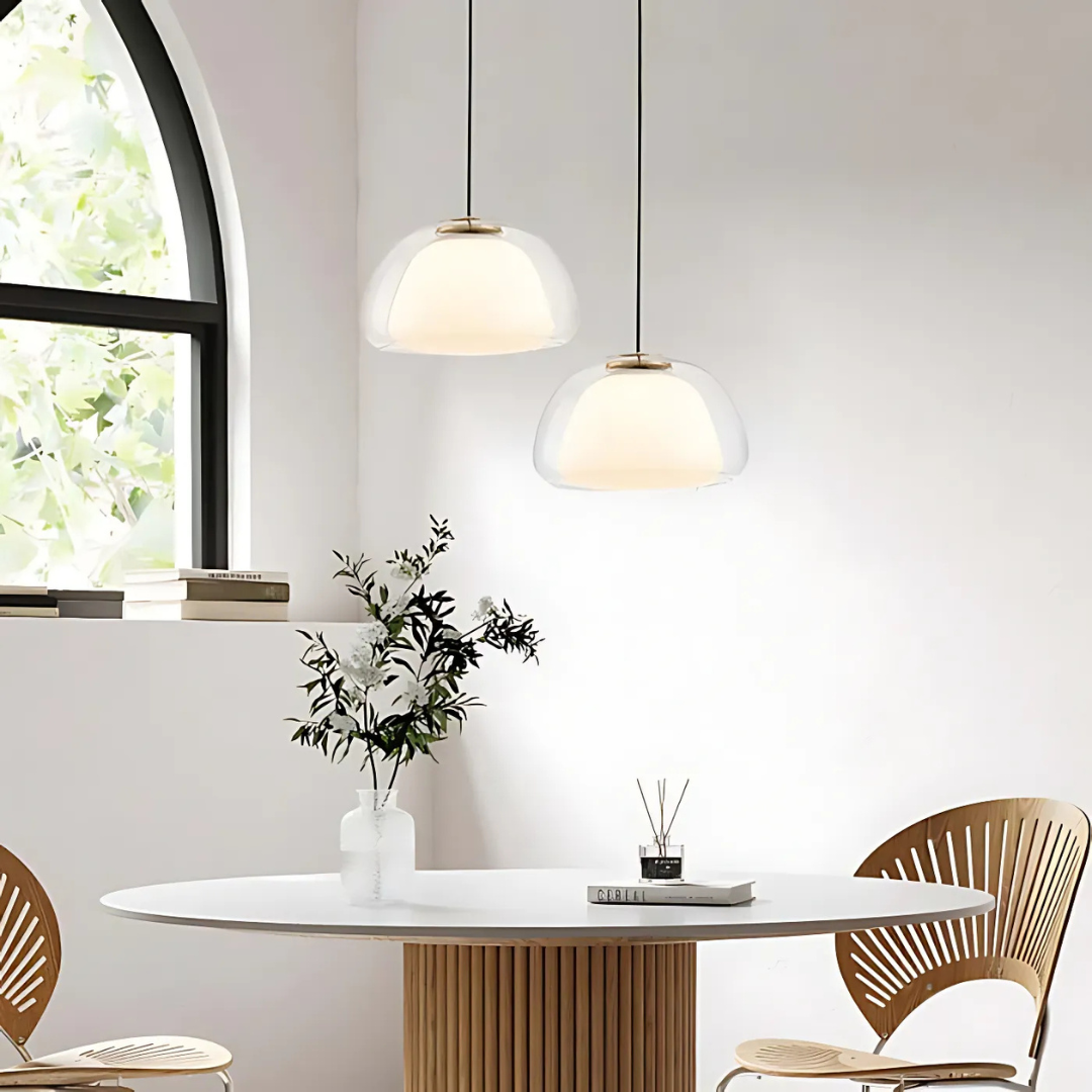 Lumeri | Modern Frosted Pendant for Living Room and Dining