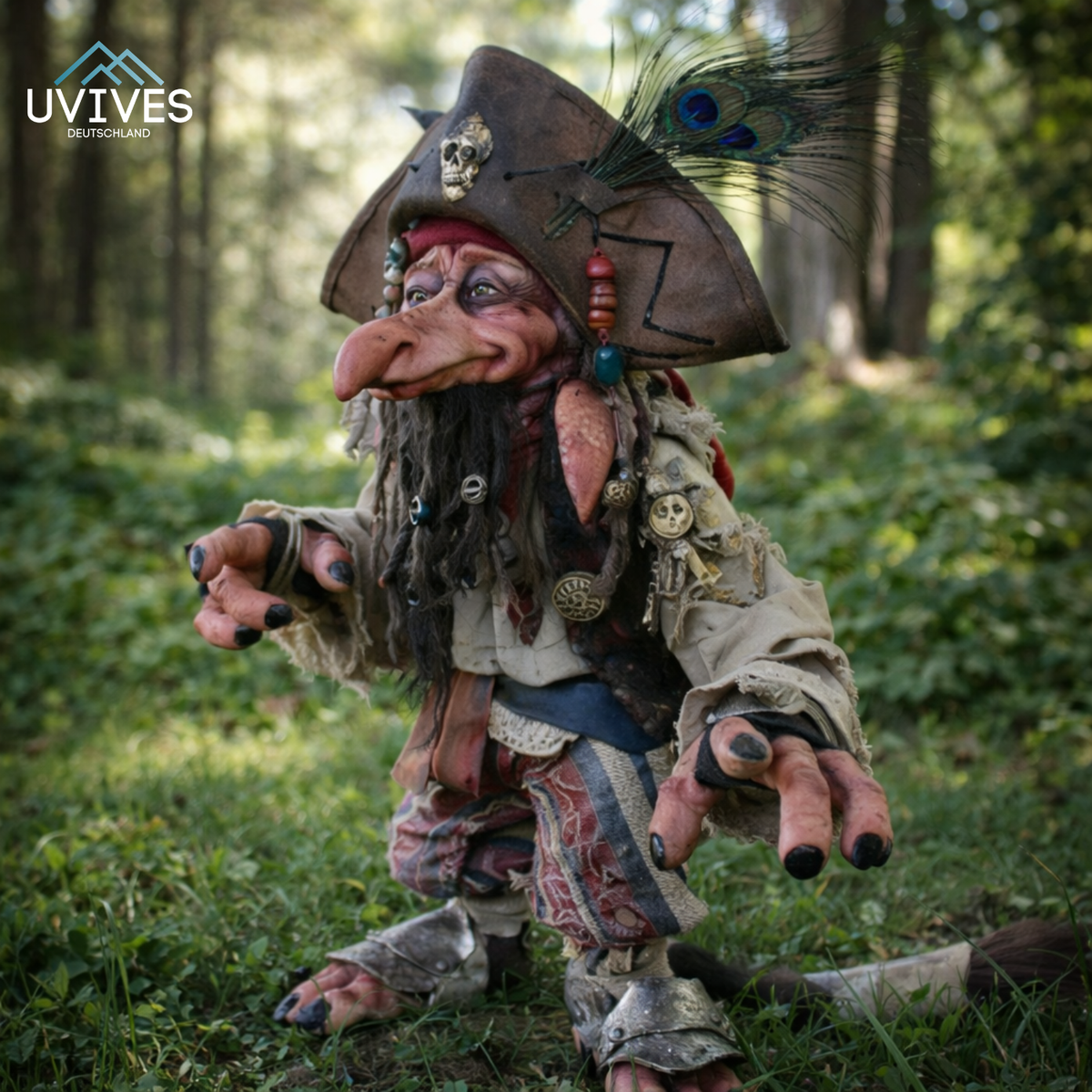 Charming Garden Figurine — Weatherproof Decorative Accent