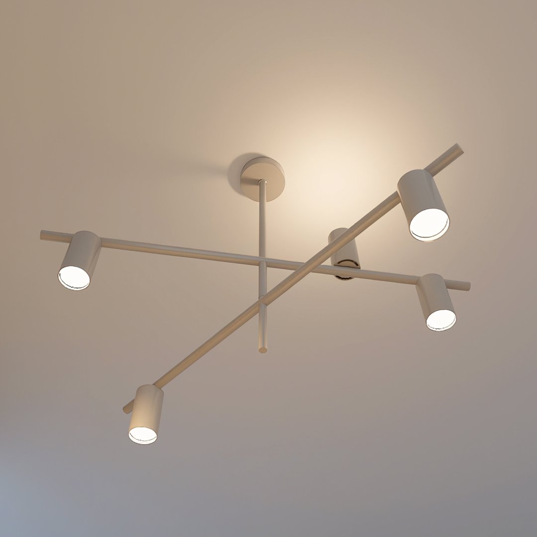 Luminelle | Adjustable LED Hanging Lamp With Five Cylinders