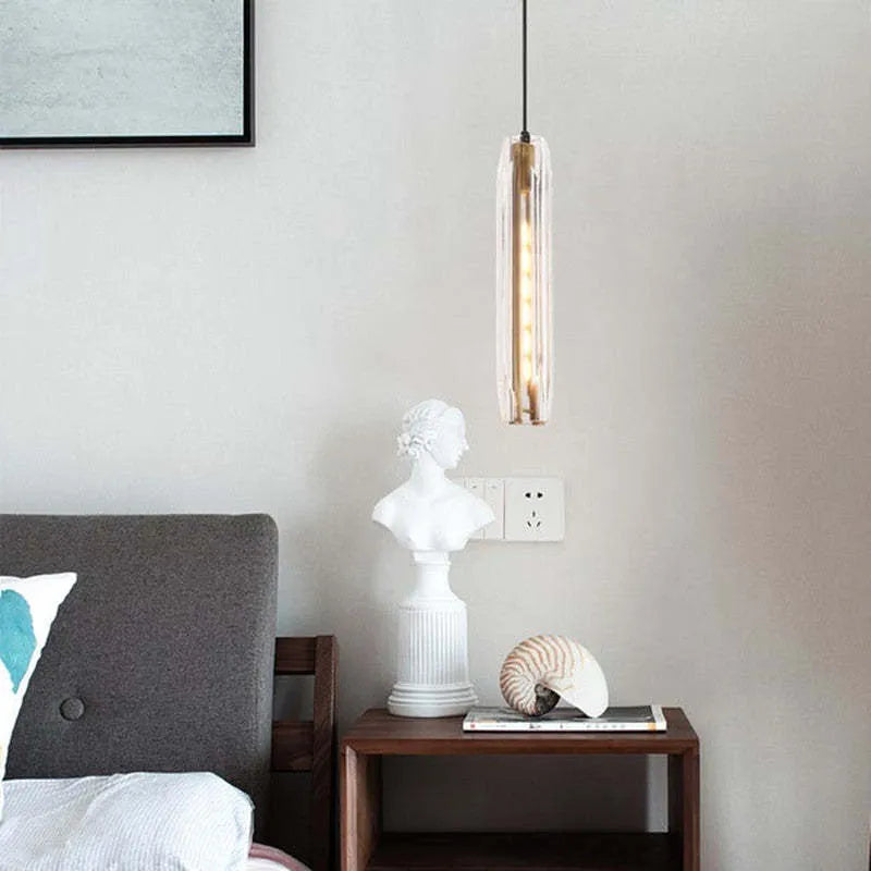 June Brass Designer Glass Pendant Lamp Smoky | ventumra