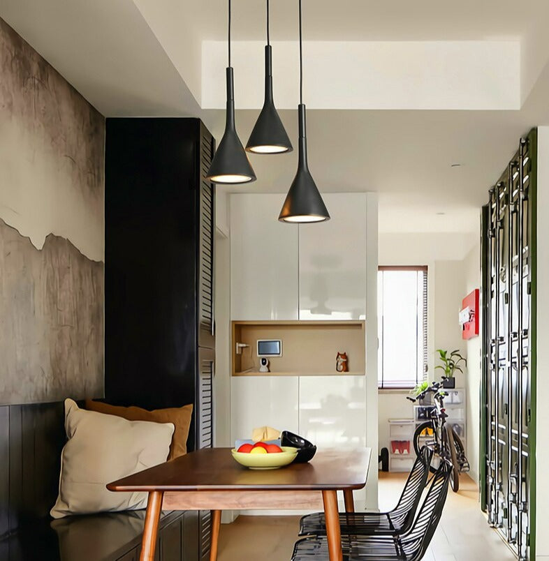 Nordic Modern Pendant Lights With Matte Finishes And Adjustable Height