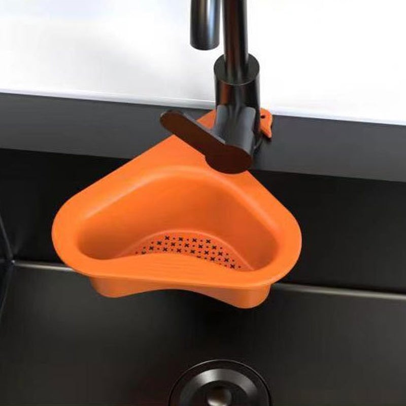 AquaNest Corner Sink Caddy — Stable Kitchen Drain Basket