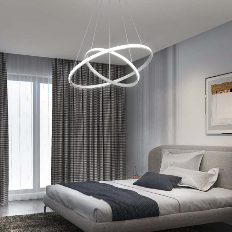 Zin Modern Ring Pendant Light, 2/3/4 Rings - Neutralighting