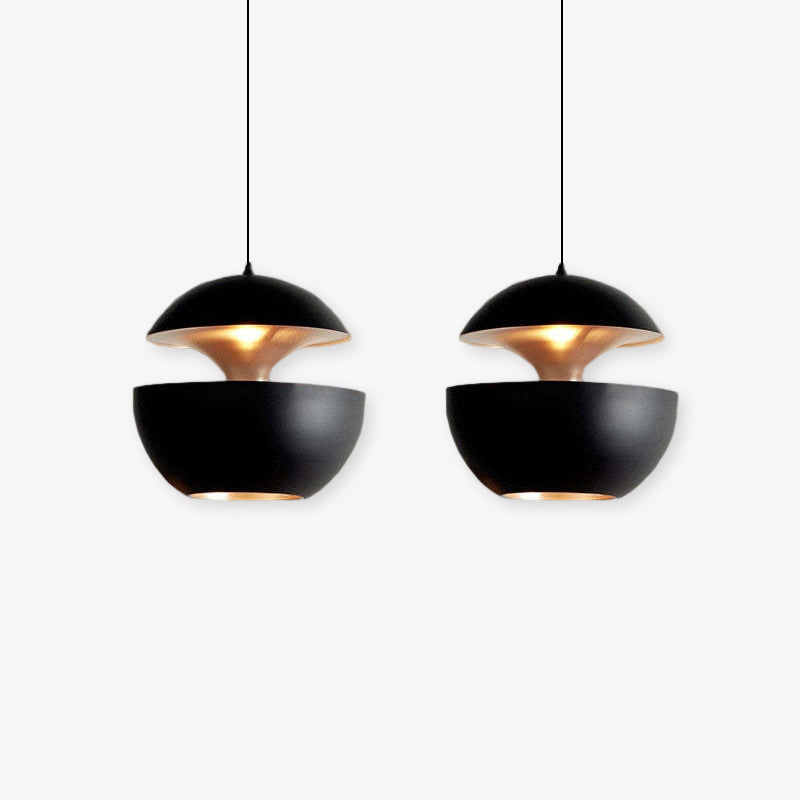 LumaNova Black and White LED Pendant Light for Interiors