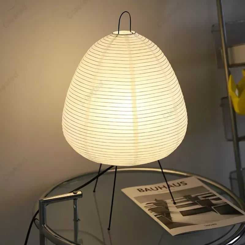 Azuri Rice Paper Table Lamp With Gentle Ambient Glow