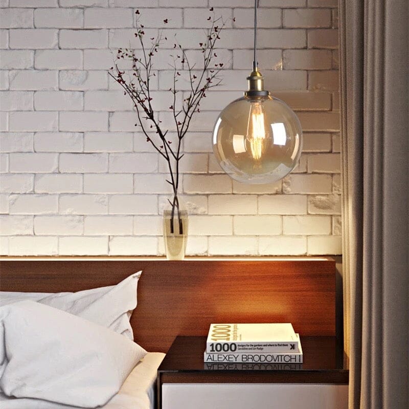 Novae Retro Glass Pendant Lights for Living Rooms and Lofts