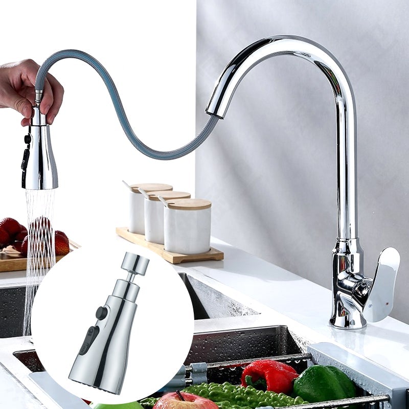 Kranmunnstykke — 3 spraymoduser, økt vanntrykk