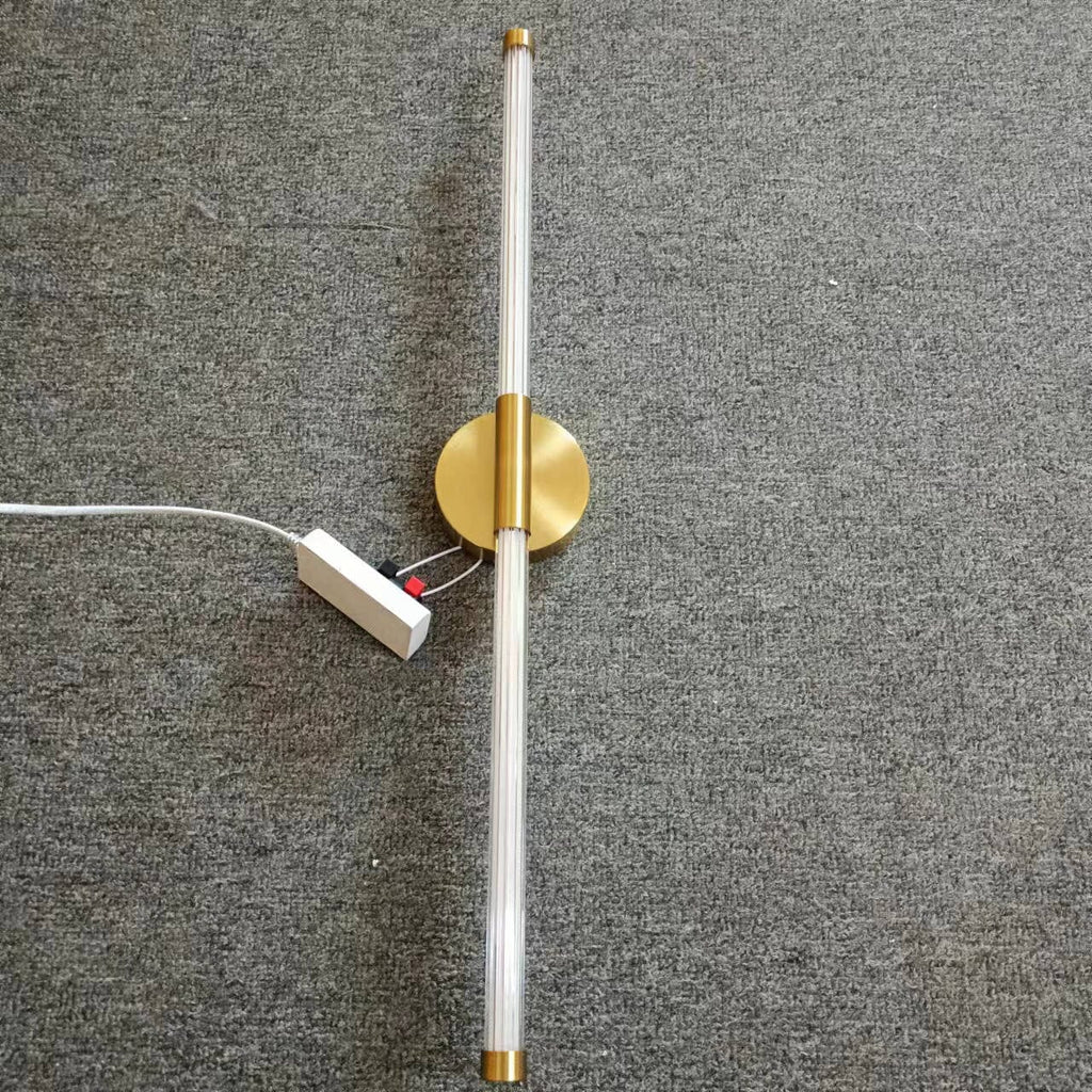 Aurora Crown Gold Wall Lamp with Acrylic Shade Finish