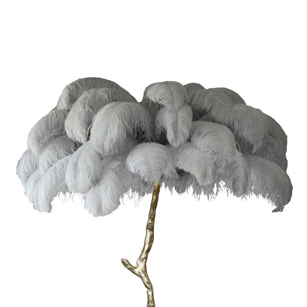 O'Moore Nordic Luxury Unique Ostrich Feather Floor Lamp/Table Lamp - Neutralighting