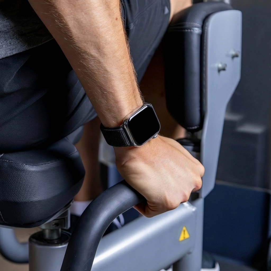 Fekete nejlon Apple Watch-szíj a kényelmes mindennapi viseletért | Ventumra