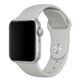 Szary silikonowy pasek kompatybilny z Apple Watch — wytrzymała, lekka opaska | Ventumra