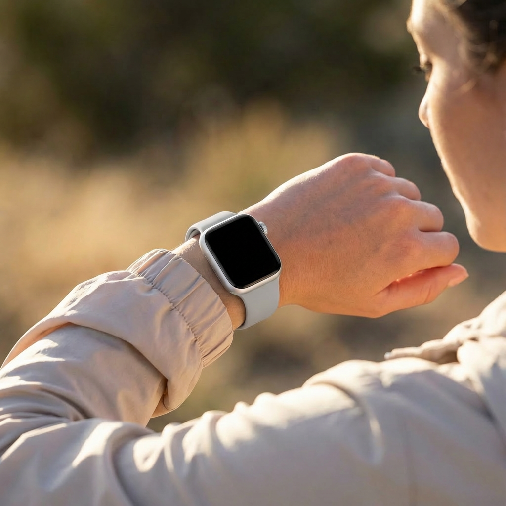 Szary silikonowy pasek kompatybilny z Apple Watch — wytrzymała, lekka opaska | Ventumra