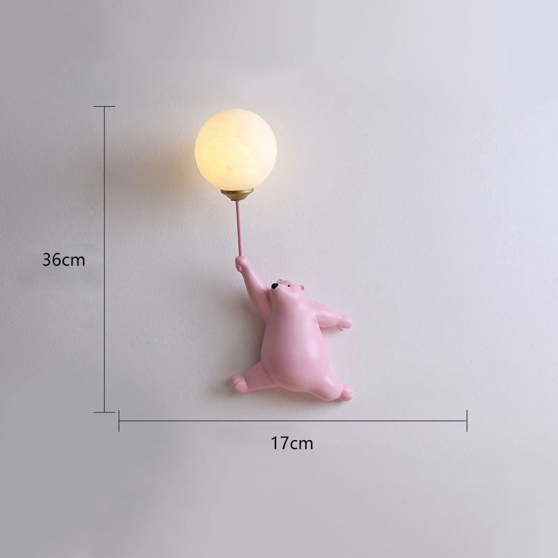 Candeeiro de parede de leitura Urso Balão | ventumra