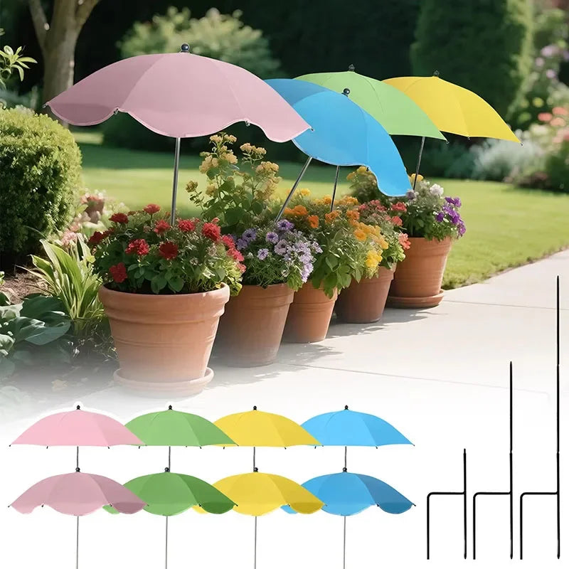 Pantalla protectora para plantas - Cubierta UV ajustable, estaca para suelo, Ø 60 cm