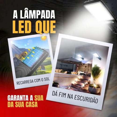 SolarLux 600 Outdoor LED Spotlight — Integrated Motion Sensor Module