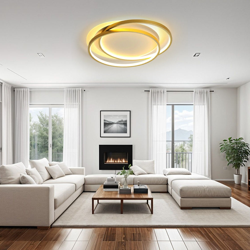 Regal Halo Ring Lamp in Wrought Iron with Acrylic Shade