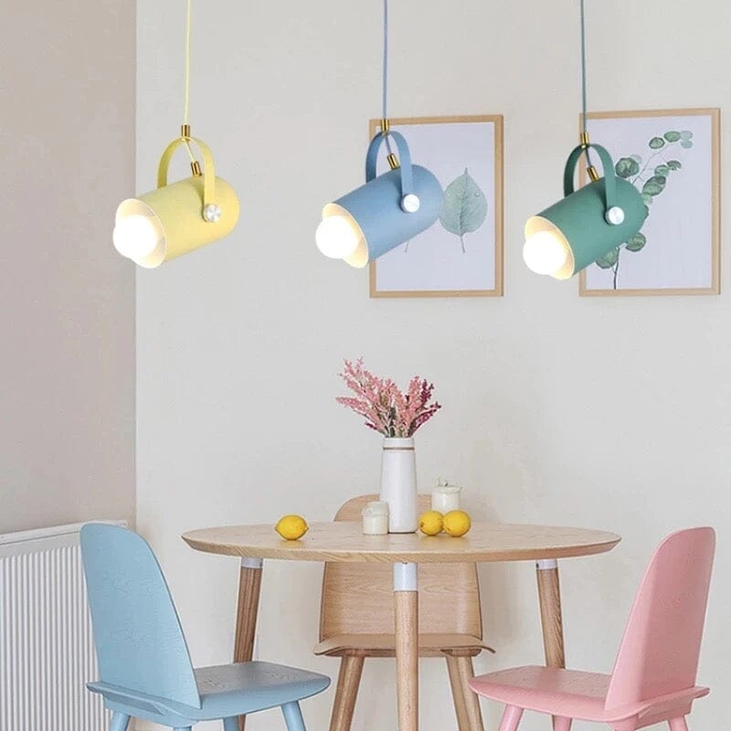 NovaLume Rotatable Pendant Lights With Adjustable Metal Spotlights