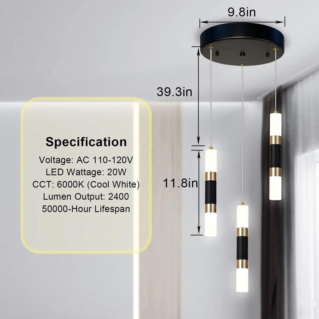 Lysara Nordic Pendant Chandelier for Modern Home Decor