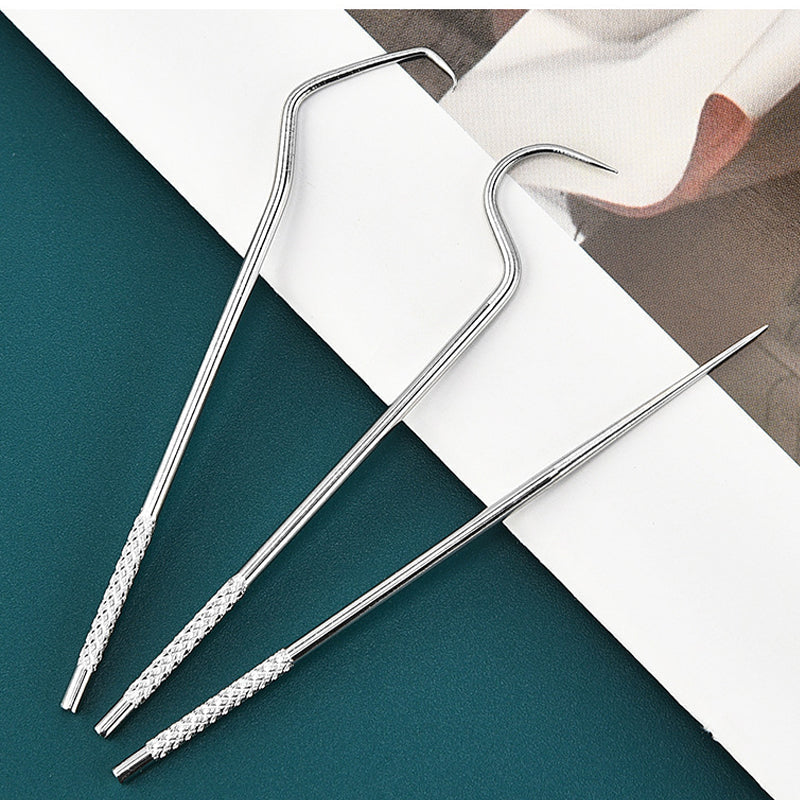 Conjunto Dentisafe de 7 peças para limpeza dentária em aço inoxidável