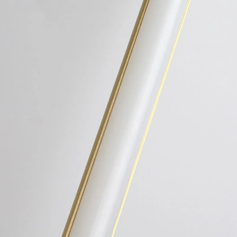Fauro Modern Linear Metal&Silica Gel Wall Mount Lamps, Gold | ventumra