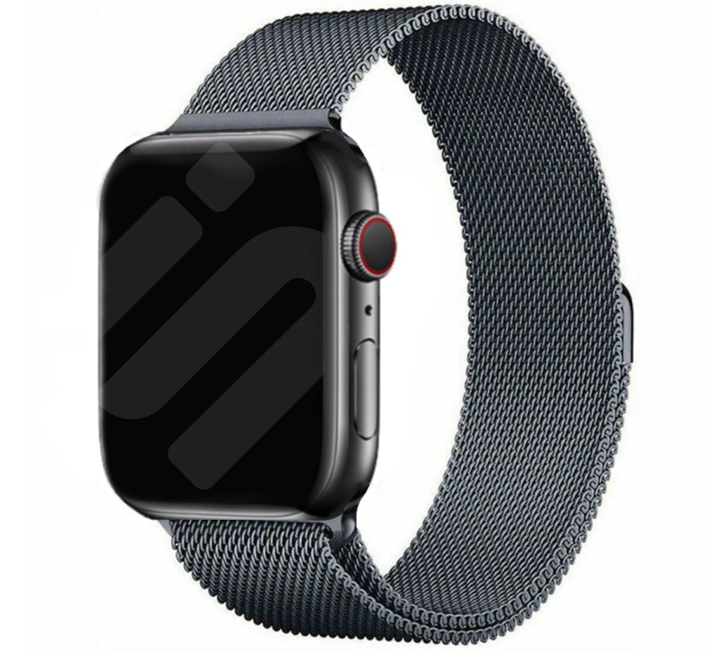 Bracelet milanais pour Apple Watch Edition en gris sidéral | Ventumra