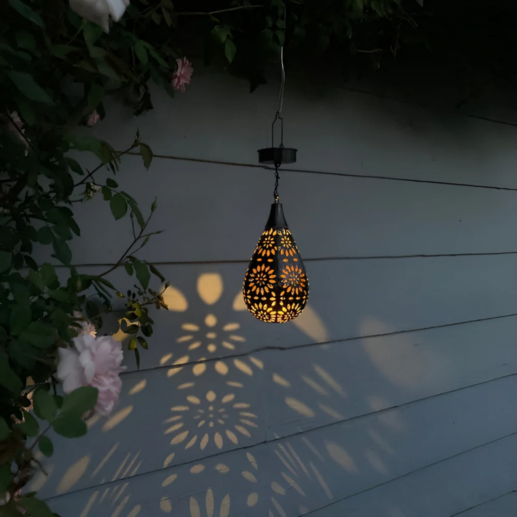 Auraleon Luxury Black Solar Garden Lamp Waterproof Led
